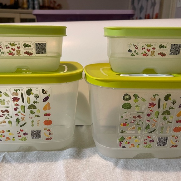 Green Food Storage Container Set - Picture 1 of 7